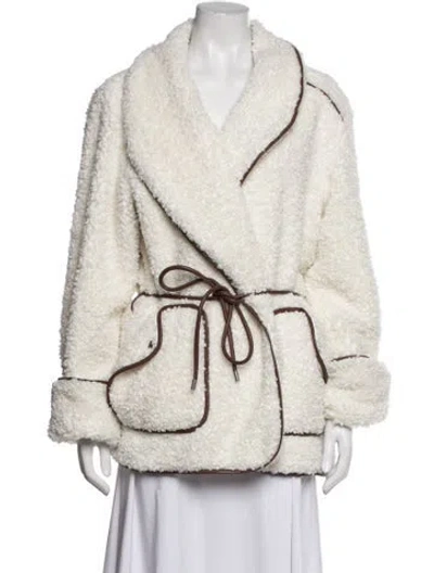 Pre-owned Simkhai Coat In Neutrals