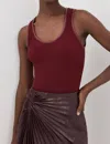 Simkhai Cobain Tank Top In Red