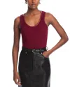 Simkhai Cobain Tank Top In Oxblood