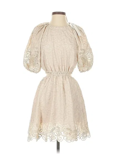 Pre-owned Simkhai Cocktail Dress In Brown