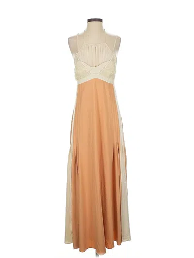 Pre-owned Simkhai Cocktail Dress In Brown