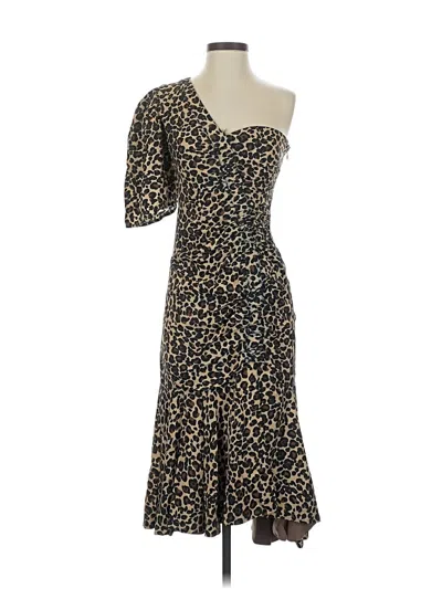 Pre-owned Simkhai Cocktail Dress In Brown