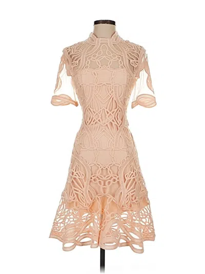 Pre-owned Simkhai Cocktail Dress In Brown