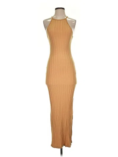 Pre-owned Simkhai Cocktail Dress In Brown