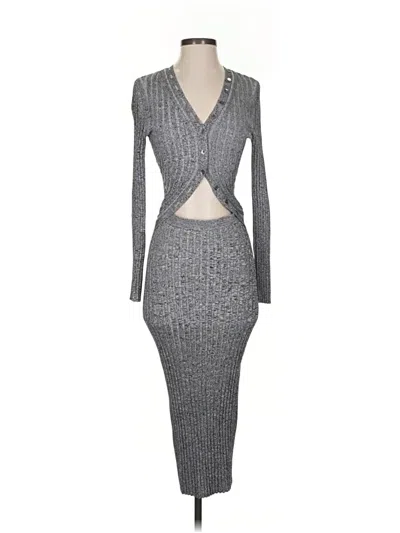 Pre-owned Simkhai Cocktail Dress In Gray