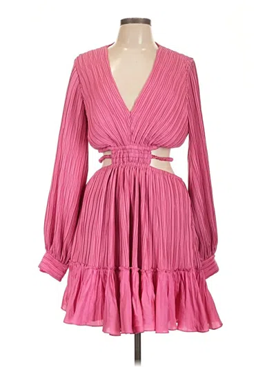 Pre-owned Simkhai Cocktail Dress In Pink