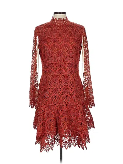 Pre-owned Simkhai Cocktail Dress In Red