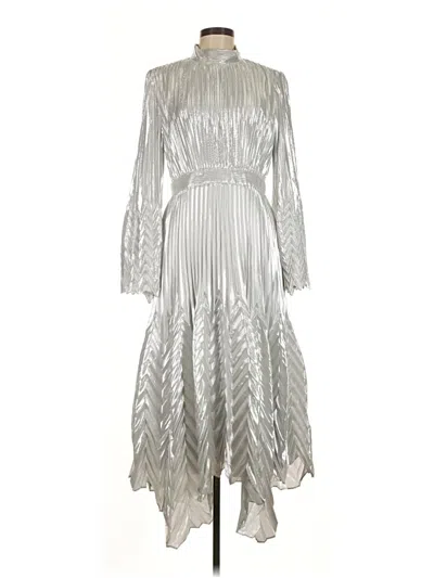 Pre-owned Simkhai Cocktail Dress In Silver