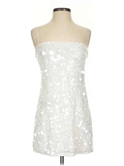 Pre-owned Simkhai Cocktail Dress In Silver