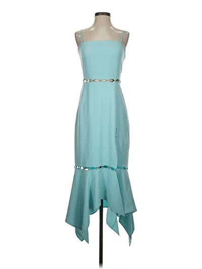 Pre-owned Simkhai Cocktail Dress In Teal