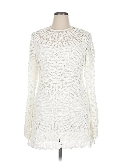 Pre-owned Simkhai Cocktail Dress In White