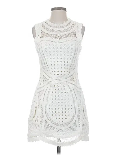 Pre-owned Simkhai Cocktail Dress In White
