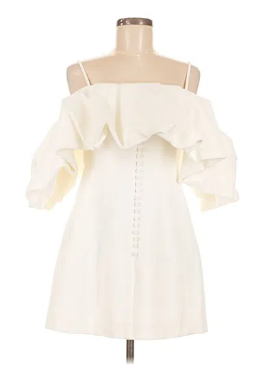 Pre-owned Simkhai Cocktail Dress In White