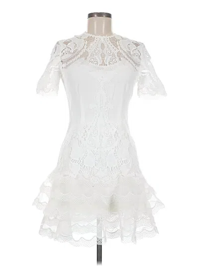 Pre-owned Simkhai Cocktail Dress In White