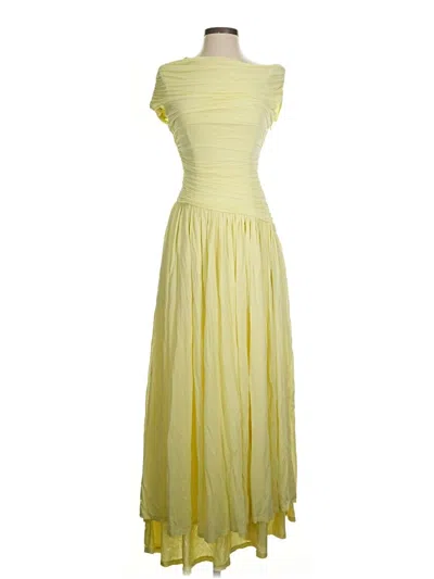 Pre-owned Simkhai Cocktail Dress In Yellow