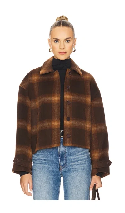 SIMKHAI COLBY PLAID JACKET