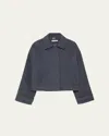Simkhai Colby Wool-blend Jacket In Gray