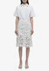Simkhai Colette Applique Midi Dress In White