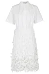 Simkhai Colette Applique Midi Dress In White