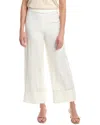 Simkhai Colley Cropped Straight Leg Linen-blend Pant