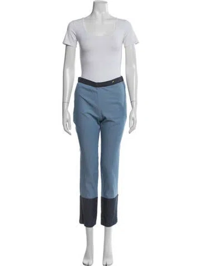 Pre-owned Simkhai Colorblock Pattern Pantsuit In Blue