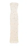 Simkhai Coralia Cotton-blend Knit Charmed Midi Dress In Pink