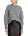 Simkhai Coraline Beaded Sweater In Gray