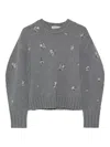 Simkhai Coraline Crystal-embellished Jumper In Gray