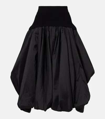 SIMKHAI CORINN BUBBLE MIDI SKIRT