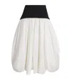 Simkhai Corrin Bubble Midi Skirt In White