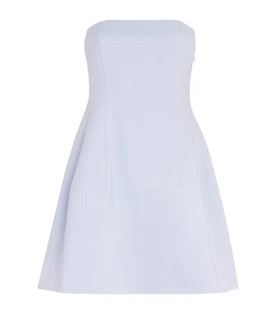 Simkhai Cotton-blend Arta Mini Dress In Blue