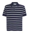 Simkhai Cotton-silk Calum Polo Shirt In Blue