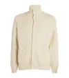 Simkhai Cotton Textured Cardigan In Beige