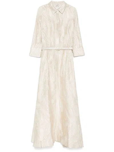 Simkhai Courtney Maxi Dress In Neutrals