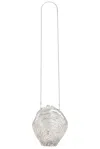 Simkhai Cove Shell Clutch In Silver