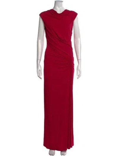 Pre-owned Simkhai Cowl Neck Long Dress W/ Tags In Red