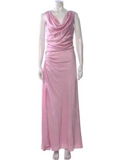 Pre-owned Simkhai Cowl Neck Mini Dress W/ Tags In Pink