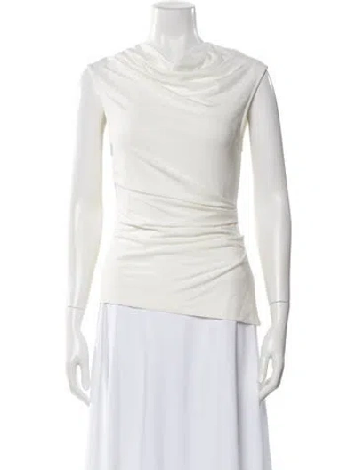 Pre-owned Simkhai Cowl Neck Sleeveless Top In Neutral