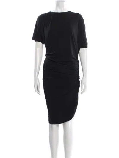 Pre-owned Simkhai Crew Neck Knee-length Dress W/ Tags In Blue