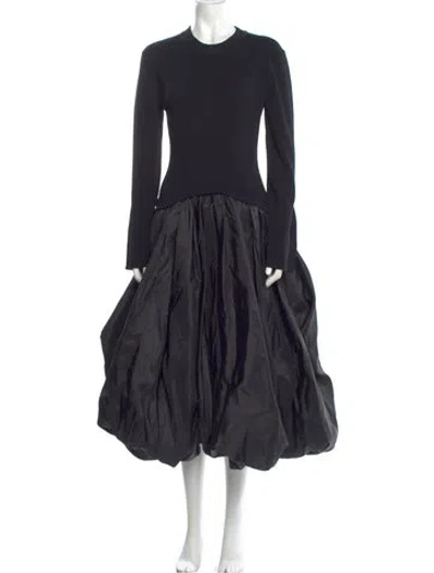 Pre-owned Simkhai Crew Neck Long Dress In Blue