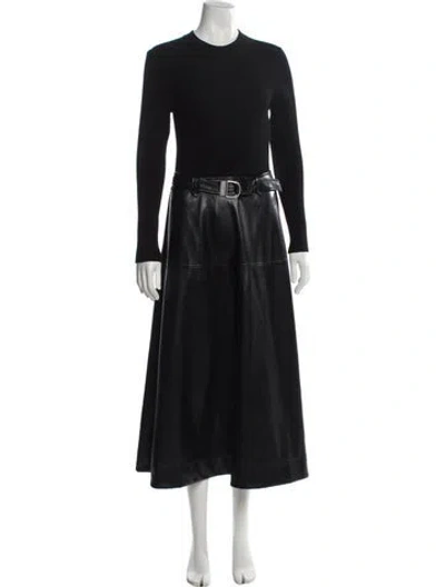 Pre-owned Simkhai Crew Neck Long Dress In Gray