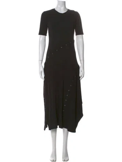 Pre-owned Simkhai Crew Neck Long Dress W/ Tags In Black
