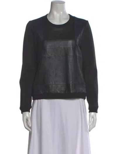 Pre-owned Simkhai Crew Neck Long Sleeve Sweatshirt In Gray