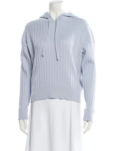 Pre-owned Simkhai Crew Neck Long Sleeve Sweatshirt W/ Tags In Blue