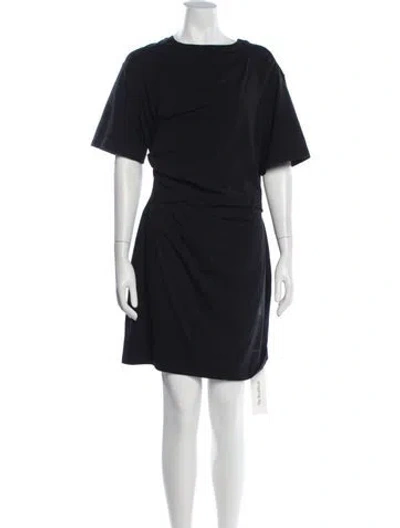 Pre-owned Simkhai Crew Neck Mini Dress In Black