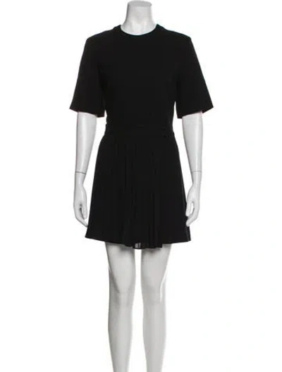 Pre-owned Simkhai Crew Neck Mini Dress In Blue