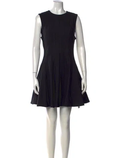 Pre-owned Simkhai Crew Neck Mini Dress In Blue