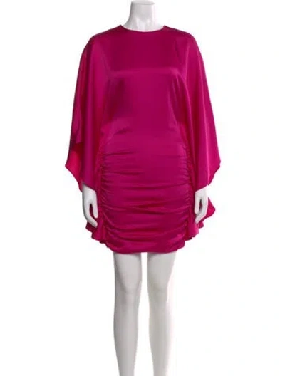 Pre-owned Simkhai Crew Neck Mini Dress In Pink