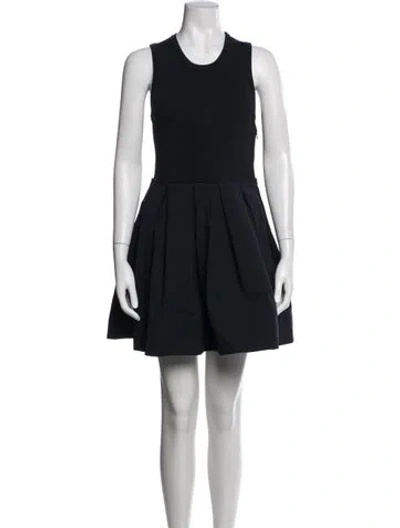 Pre-owned Simkhai Crew Neck Mini Dress W/ Tags In Blue