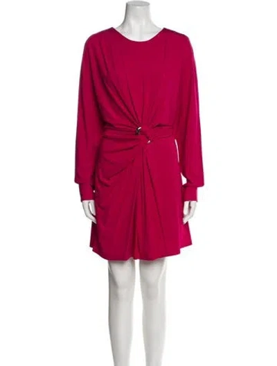 Pre-owned Simkhai Crew Neck Mini Dress W/ Tags In Pink